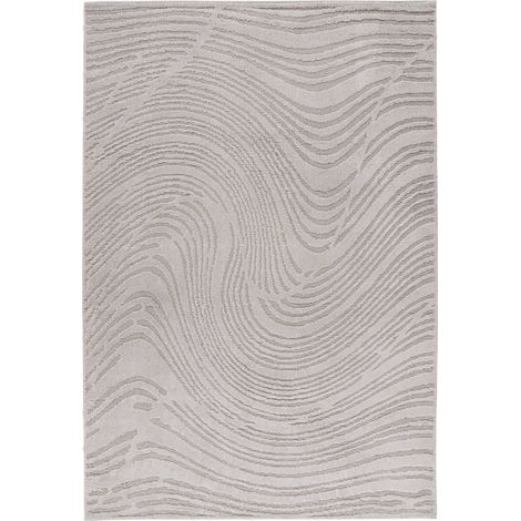 Tapis argenté ultra doux à poils courts 20 mm - 170 x 120 cm (1/5)