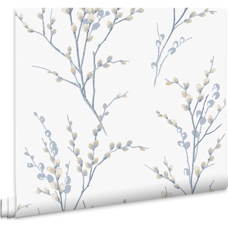 Laura Ashley Vliestapete Pussy Willow Seaspray 10mx52cm (1/5)