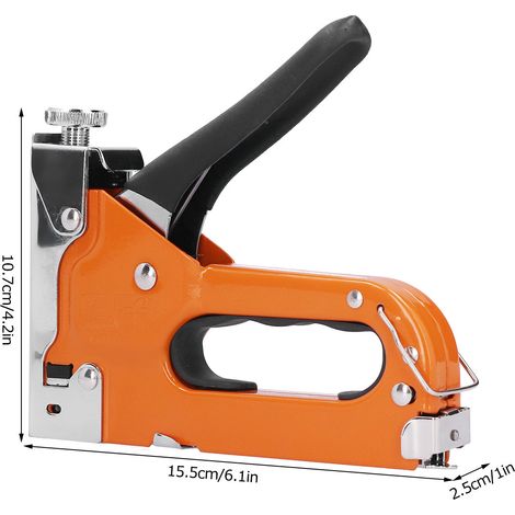 Cloueuse/agrafeuse manuelle multifonctionnelle pour le bricolage, le jardin et les clôtures. (1/5)