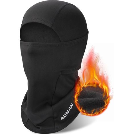 Masque Balaclava Hiver Homme Femme, Chaud Coupe-Vent Respirant pour Moto Ski (1/5)