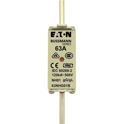 Multipack Eaton NH-SICH.EINSATZ 63A 500V GR1 (NH1/ 63A 500V) - 3 Stück