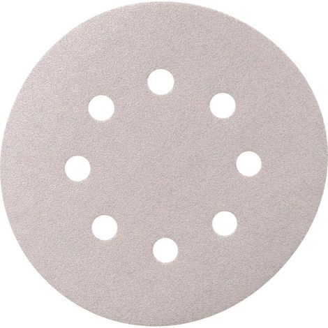 Discos de Lijado Makita P-37421 125mm 120G Velcro – Pack de 50 Unidades para Lijadoras Excentricas, Ideal para Madera, Plástico y Metales
