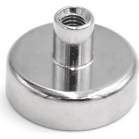 Neodym-Magnethalter im Gehäuse, Innengewinde D25x8mm M5
