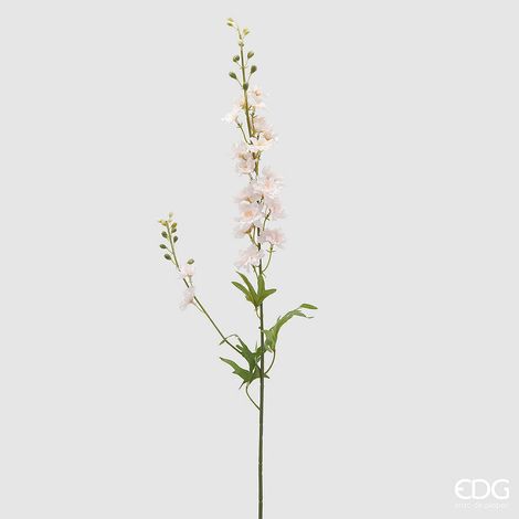 EDG Enzo De Gasperi Speronella con Bocciolo H 80 Cm Pianta Artificiale Colore Pesca
