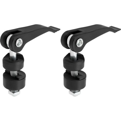 Set di 2 bulloni di bloccaggio per maniglia triangolare – 45 × 6 mm – Acciaio resistente – Per tosaerba
