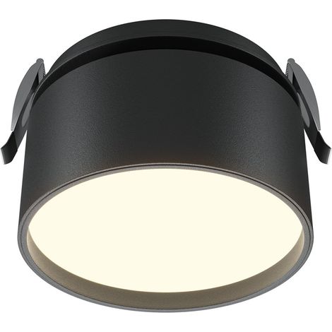 Faretto incasso tondo nero LED 12W dimmerabile ONDA Maytoni (1/2)