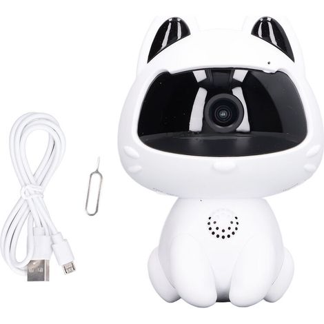 Caméra Surveillance WiFi intérieure étection de personne audio bidirectionnel
