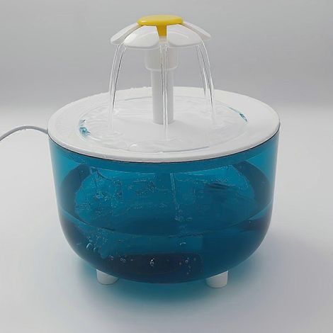 Fuente automática para mascotas, dispensador de agua USB para gatos y perros, silenciosa, de gran capacidad, hidratación durante todo el año. (1/5)