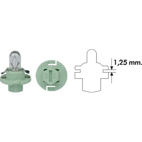 Ampoule, éclairage des instruments Magneti Marelli 002053100000 009600580000