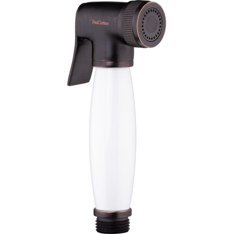 Spray de Bidet PaulGurkes en noir, style rétro avec céramique