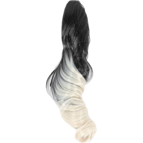 Clip à griffe pour extensions de cheveux, perruque bouclée femme, queue de cheveux synthétique 55cm, accessoire capillaire féminin. (1/5)