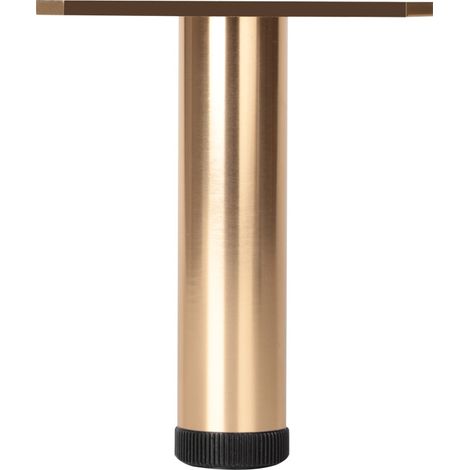 4 Stück 25 cm lange goldene Möbelfüße – Verstellbare moderne Sofafüße – Ersatzfüße für TV-Ständer und Badezimmerschränke (1/5)