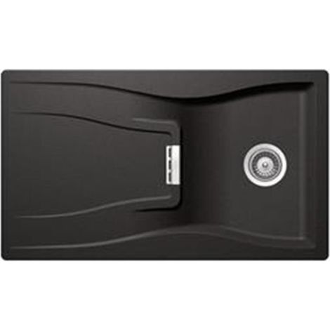 Schock Einbauspüle Cristadur Waterfall D-100 A Silverstone SIL Exzenterbedienung (1/4)