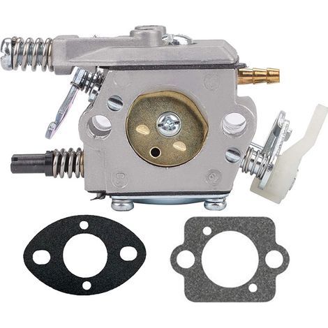 Carburateur pour Tronçonneuse Husqvarna 51 55 - Remplace 503281504 Walbro WT-170-1 - Compatible avec Jonsered 490/590 et Partner - Pièce de Rechange en Métal-Alovez (1/5)