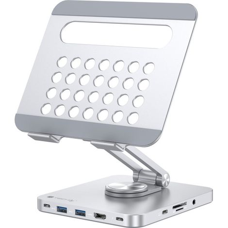 Techly ICA-TBL DOCK81 soporte para ordenador portátil Soporte para tableta Plata