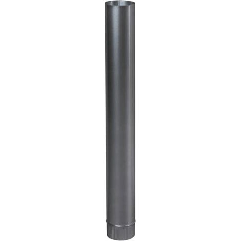 TEN – Tuyau gaz en aluminium Ø111 1m – Longueur flexible – Raccordement pour appareils à gaz et fioul – Norme NF D30-002