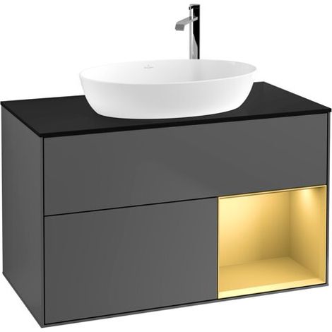 Villeroy & Boch G902HFGK Armoire sous-lavabo Finion G90 (1/2)