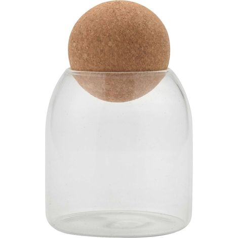 500ML boule Cork Lead sans verre bocal avec couvercle bouteille rangement Tank (1/5)
