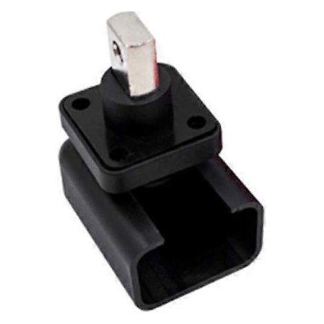 Bornier carré haute intensité 200 A ZX-M6-M6-120A noir pour stockage d'énergie par batterie au lithium, connecteur traversant mural 1 pièce ( ) (1/5)