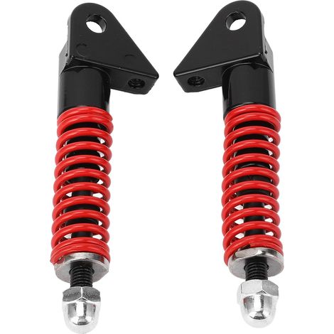 Amortisseur Avant Hydraulique de 128 Mm, Amortisseur à Haute Performance, Universel pour Moto de Scooter électrique VTT en VTT (rouge) (1/5)