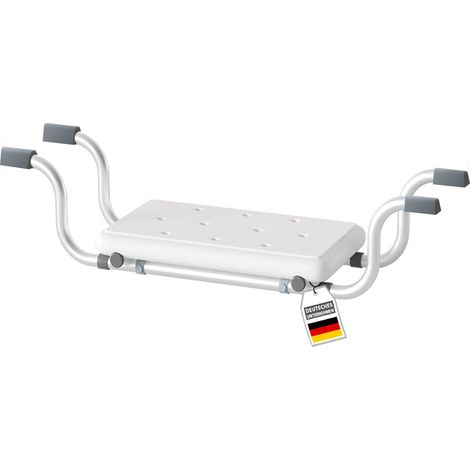 Badewannensitz Levi Verstellbarer & Rutschfester Sitz aus Aluminium 22 x 86 x 19 cm