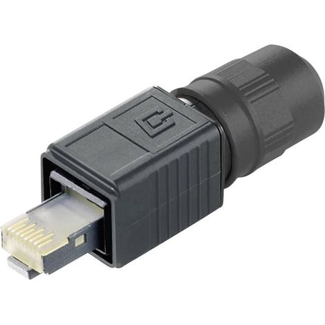 Jeu de RJ45 mâles Variante 4 Telegärtner 100007463 RJ45 mâle, droit Pôle: 8P8C noir 1 pc(s) Q400201 (1/3)