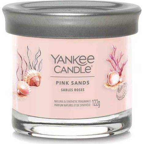 YANKEE CANDLE CANDELA TUMBLER PICCOLA PINK SANDS