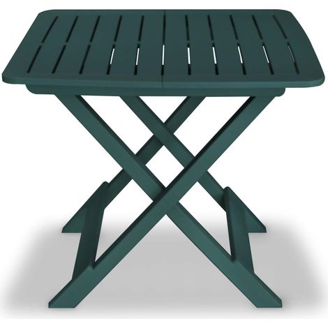 Maison Exclusive - Set da Bistrot 3 pz Pieghevole in Plastica Verde