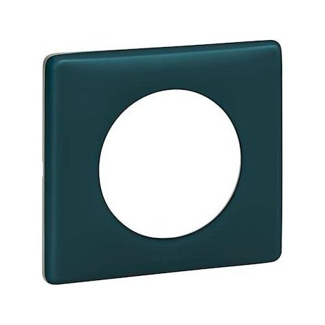 Legrand – Plaque de finition Céliane 1 poste – Finition poudré – Compatible support Batibox – Usage intérieur uniquement