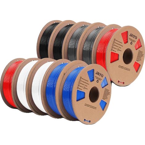 Filamento per stampante 3D, materiale ecologico, elevata resistenza e robustezza, PETG MIX 11KG (1/2)