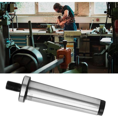 Mandrin de perçage à filetage 3/8"-24 avec tige 2MT, adaptateur à cône Morse trempé MT2, porte-outil d'alésage, bielle (1/5)