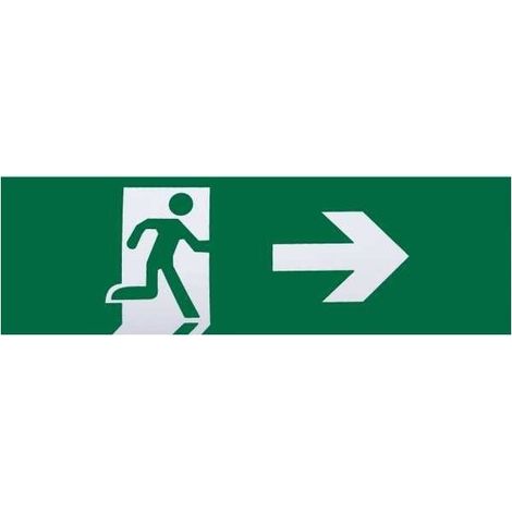 Adesivo uscita di emergenza Fabrilamp 6,5x20 cm resistente