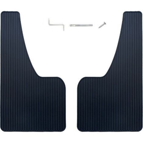 Bavettes Garde-Boue - PVC Flexible 23 x 43 cm - Universel pour Voiture SUV Camionnette Fourgon - Avant Arrière - Lot de 2 (1/4)