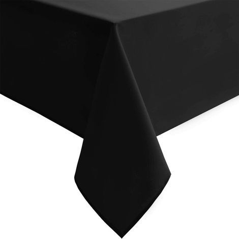 Rectangular tablecloth - 137x274cm - Washable, waterproof and wrinkle-free fabric tablecloth for dining room, party and outdoor use, 90g (1/4)
