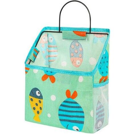 Sac mural, boîte de rangement murale pour salle de bain, cuisine, dortoir, panier de rangement amélioré (1/5)