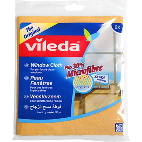 Peau De Fenêtre Microfibre Vileda Nettoyage Impeccable Sans Traces - Fhp Vileda