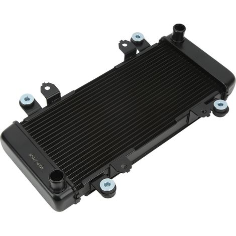Réservoir d'eau de refroidissement de radiateur de moto en aluminium, remplacement pour NINJA 300 2013-2018, noir (1/5)