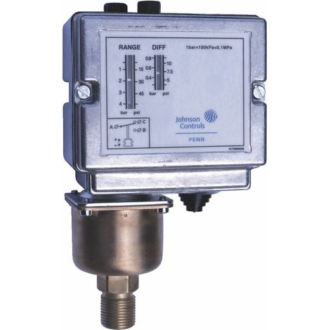 Pressostat eau vapeur P48 0.2...4b - JOHNSON CONTROLS : P48AAA-9120