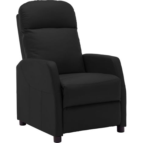 Relaxsessel Schwarz Kunstleder vidaXL (1/5)