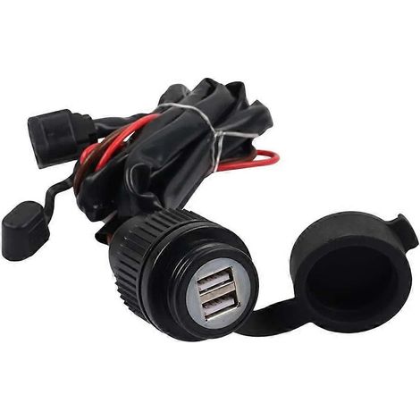 Accessoires moto : Double prise USB pour modèles CRF300L, CRF300 et 250L, compatible avec le modèle CRF300L.-AquaForge (1/5)