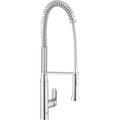 Grohe – Mitigeur de cuisine K7 avec douchette extractible – Rotation 360° – Cartouche céramique 35 mm – Finition chrome durable (1/10)