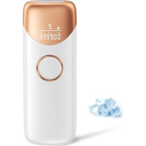 Épilateur à Lumière Pulsée avec 9 Niveaux D'énergie – Épilateur Lumière Pulsée avec Système de Refroidissement par Glace (1/5)