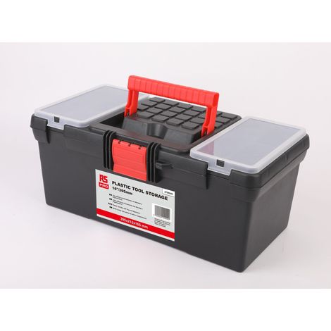 Coffret à outils RS PRO en Polypropylène, Dimensions 395 x 215 x 165mm ( Prix pour 1 )