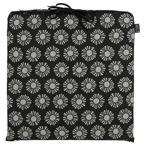 Cuscino Bistrot Kumara nero 40 x 40 x H5 cm (1/2)