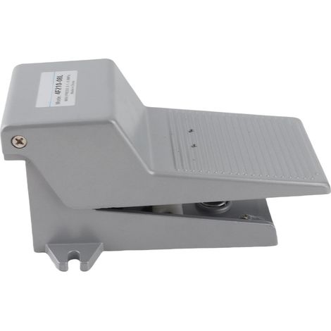 Fußbetätigter Richtungsverteiler, 2-Positionen, 5-Wege-Mechanik, Aluminiumpedal mit abschließbarer Abdeckung (1/5)