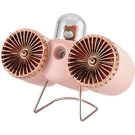 Ventilador de escritorio, silencioso, ajustable, continuo, USB, para el hogar y el coche. (1/5)