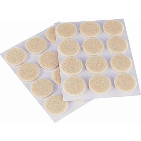 Set di feltrini autoadesivi 24 p.zi per protezione pavimenti,armadi,cassetti ecc. fixman (1/5)