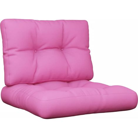 Maison Exclusive - Palettenkissen 2-tlg. Rosa Stoff