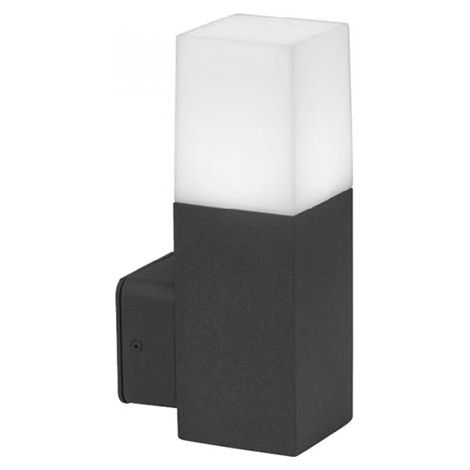 V-TAC VT-7613 Applique murale 1xGU10 aluminium noir carré IP54 - sku 7563 (1/2)