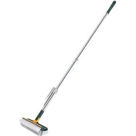 5-in-1 sol Screed brosse sol grattoir salle de bain mur et carrelage nettoyeur Long-Handled Toilet sol brosse (1/5)